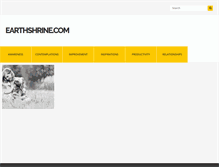 Tablet Screenshot of earthshrine.com